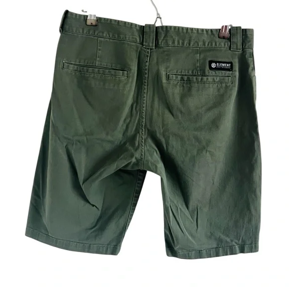Element Men's Olive Cargo Shorts - Picture 2 of 3